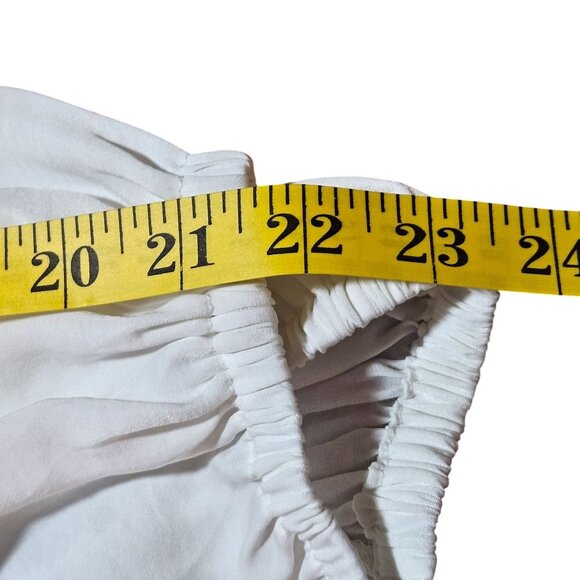 Free People NWT Women’s Ivory Peasant Bodysuit S  Boho Chic Academia, Poetcore - Picture 9 of 15